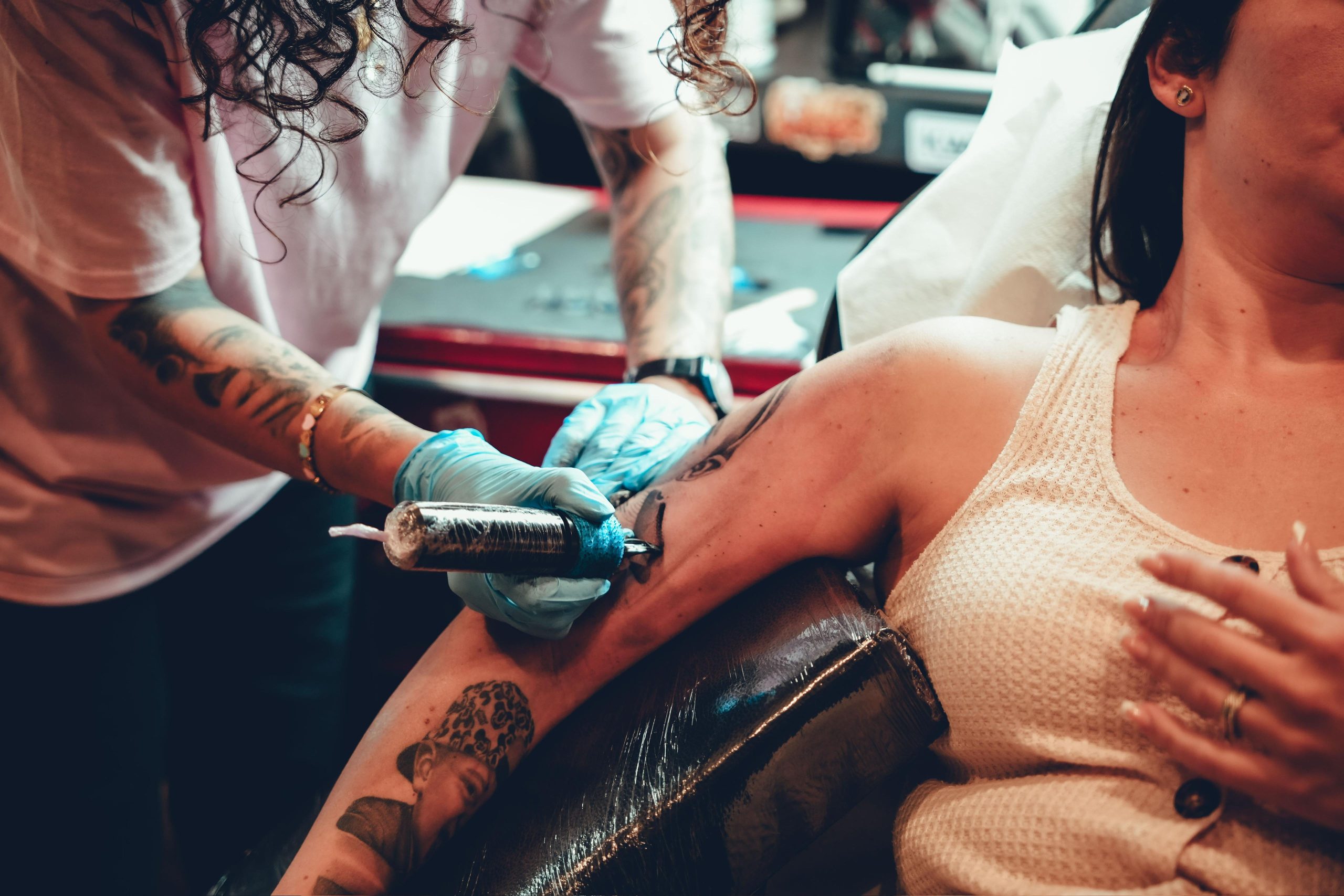 Interior del estudio El Bandido Tattoo